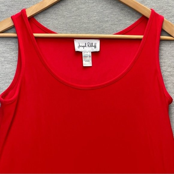 Joseph Ribkoff Red Polyester Tank Top Size 4 - Picture 2 of 9